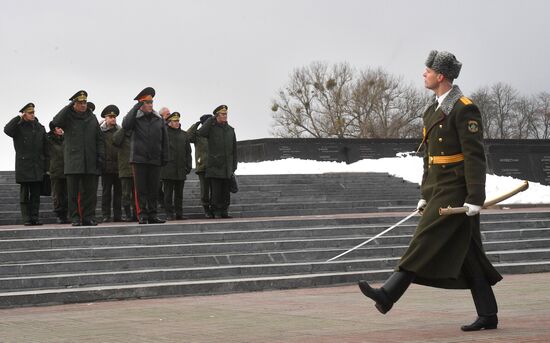 Поездка министра обороны РФ С. Шойгу в Белоруссию