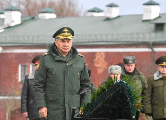 Поездка министра обороны РФ С. Шойгу в Белоруссию