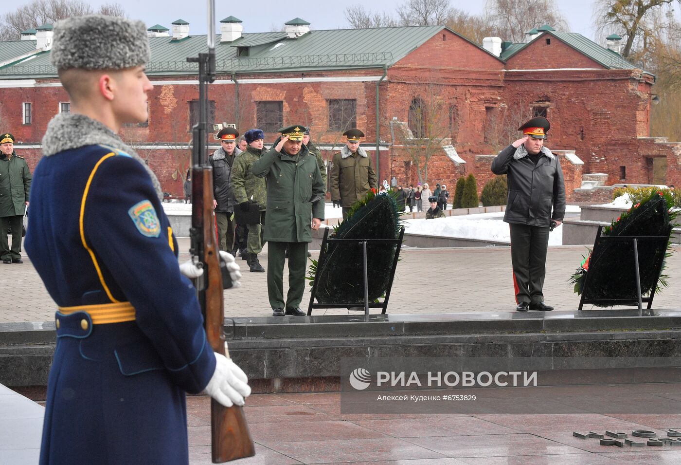 Поездка министра обороны РФ С. Шойгу в Белоруссию