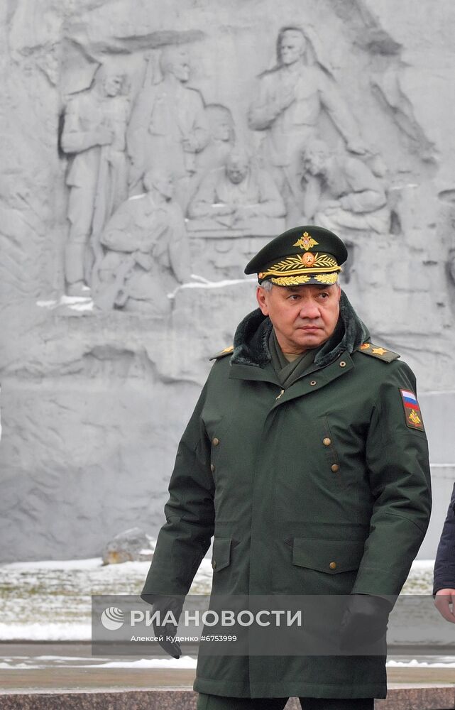 Поездка министра обороны РФ С. Шойгу в Белоруссию