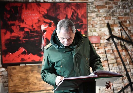 Поездка министра обороны РФ С. Шойгу в Белоруссию