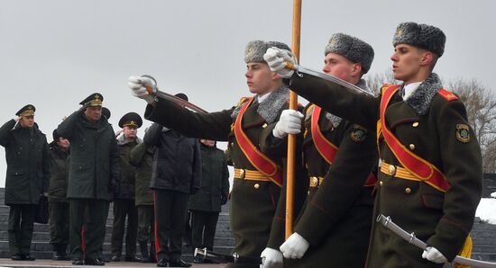 Поездка министра обороны РФ С. Шойгу в Белоруссию