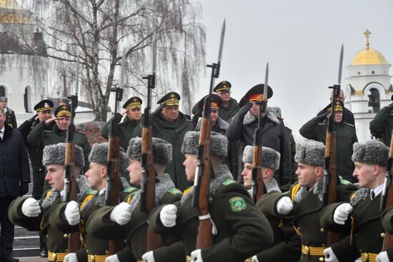 Поездка министра обороны РФ С. Шойгу в Белоруссию