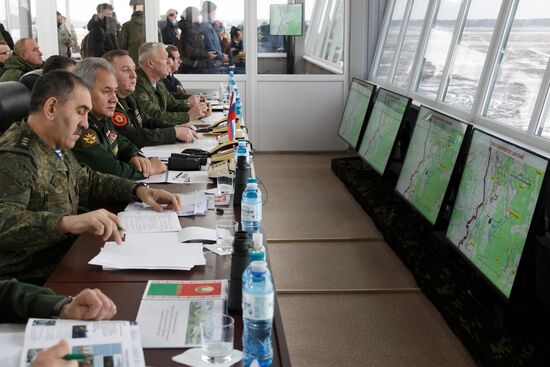 Поездка министра обороны РФ С. Шойгу в Белоруссию