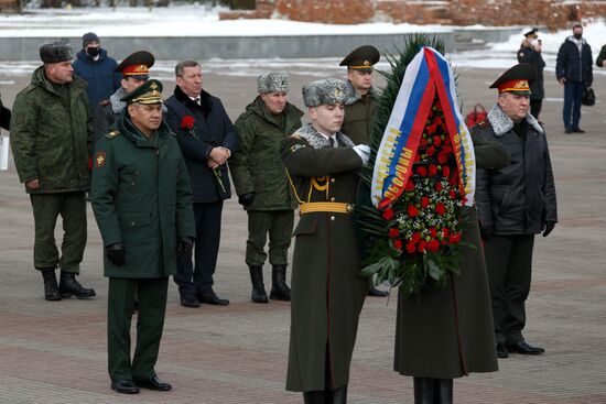 Поездка министра обороны РФ С. Шойгу в Белоруссию