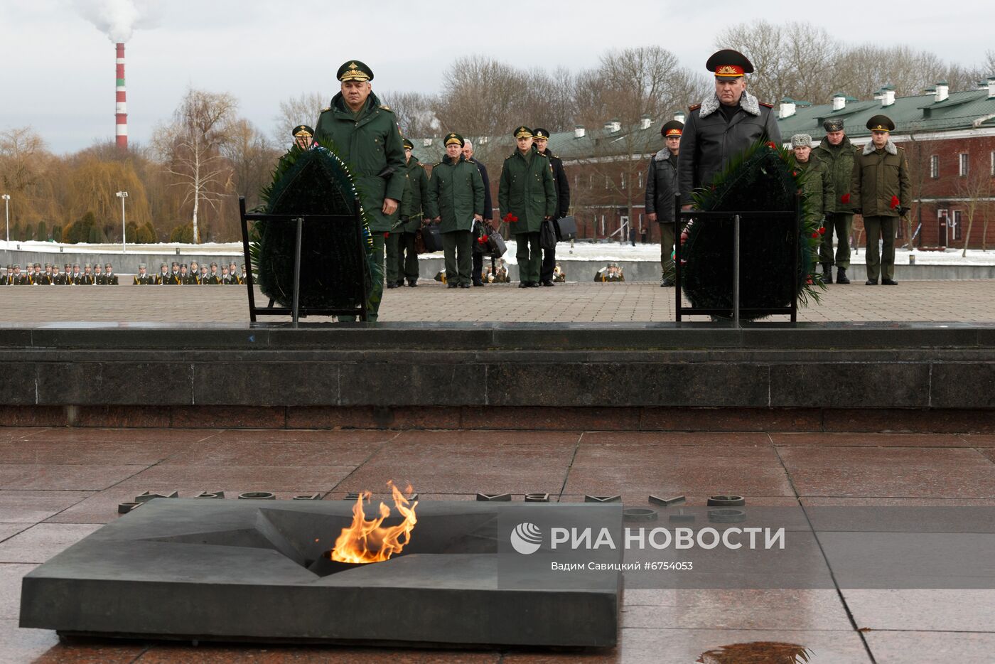 Поездка министра обороны РФ С. Шойгу в Белоруссию