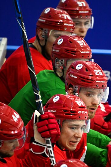 Олимпиада-2022. Хоккей. Мужчины. Тренировка сборной ОКР