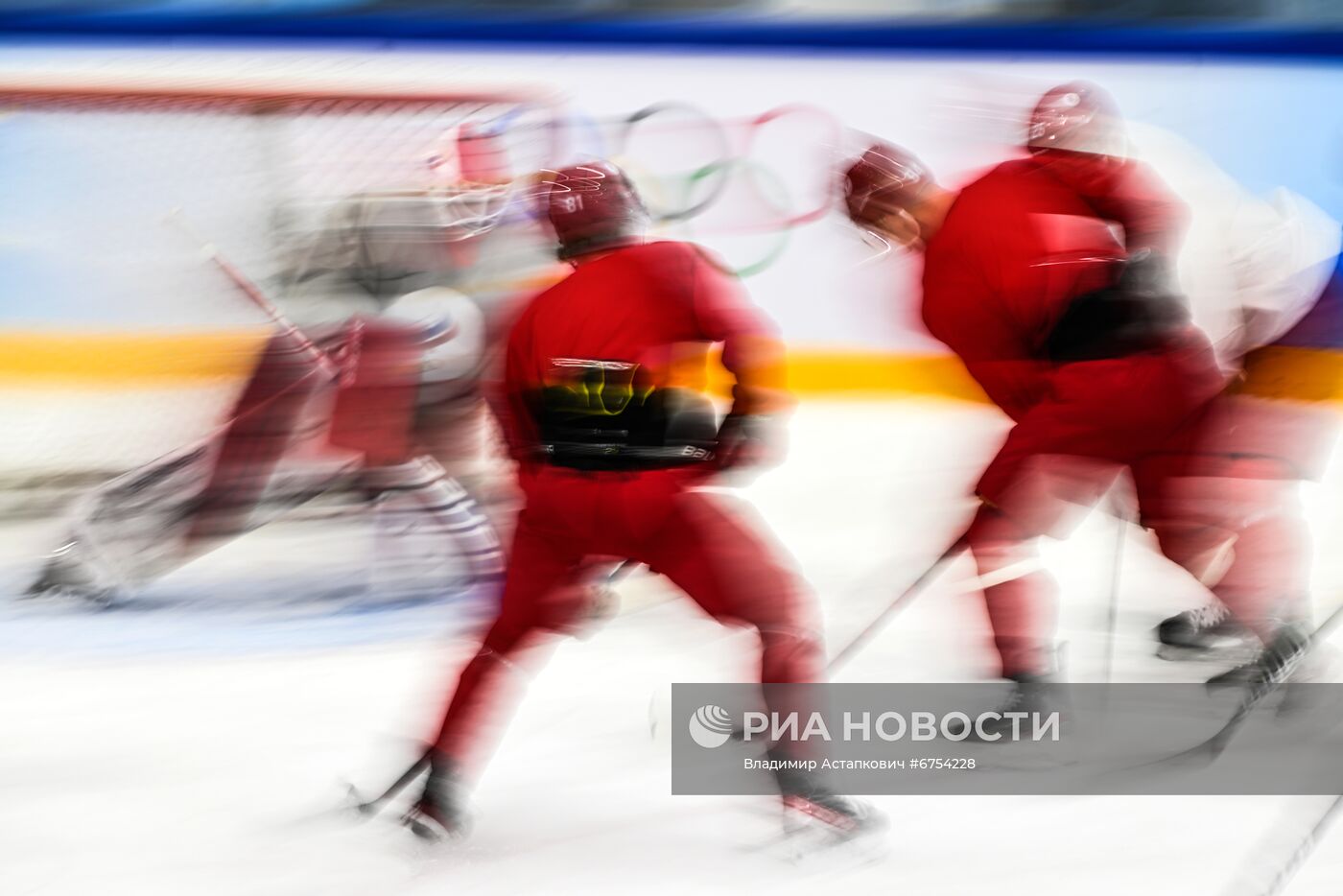 Олимпиада-2022. Хоккей. Мужчины. Тренировка сборной ОКР