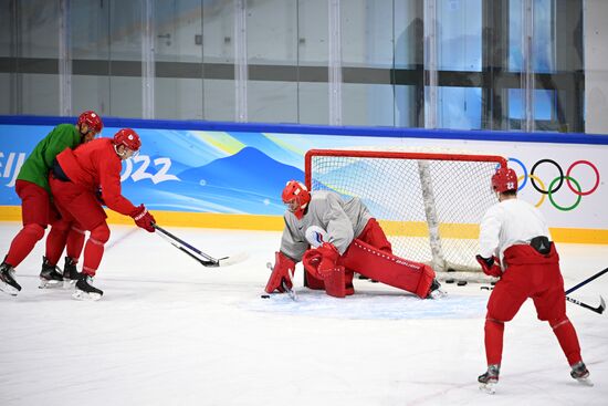 Олимпиада-2022. Хоккей. Мужчины. Тренировка сборной ОКР