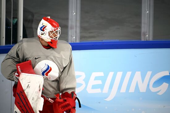 Олимпиада-2022. Хоккей. Мужчины. Тренировка сборной ОКР