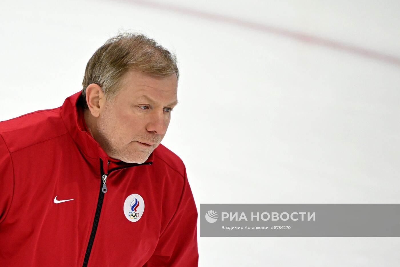 Олимпиада-2022. Хоккей. Мужчины. Тренировка сборной ОКР