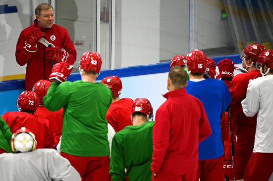 Олимпиада-2022. Хоккей. Мужчины. Тренировка сборной ОКР