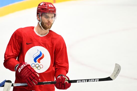 Олимпиада-2022. Хоккей. Мужчины. Тренировка сборной ОКР