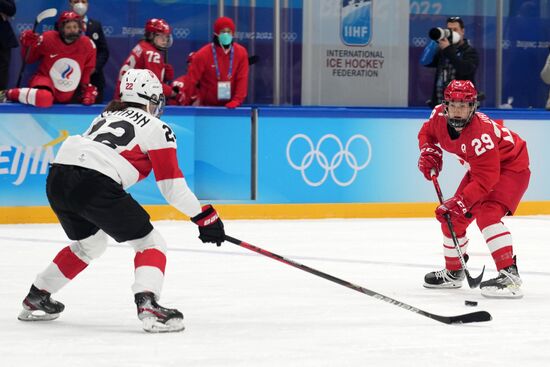 Олимпиада-2022. Хоккей. Женщины. Матч ОКР - Швейцария
