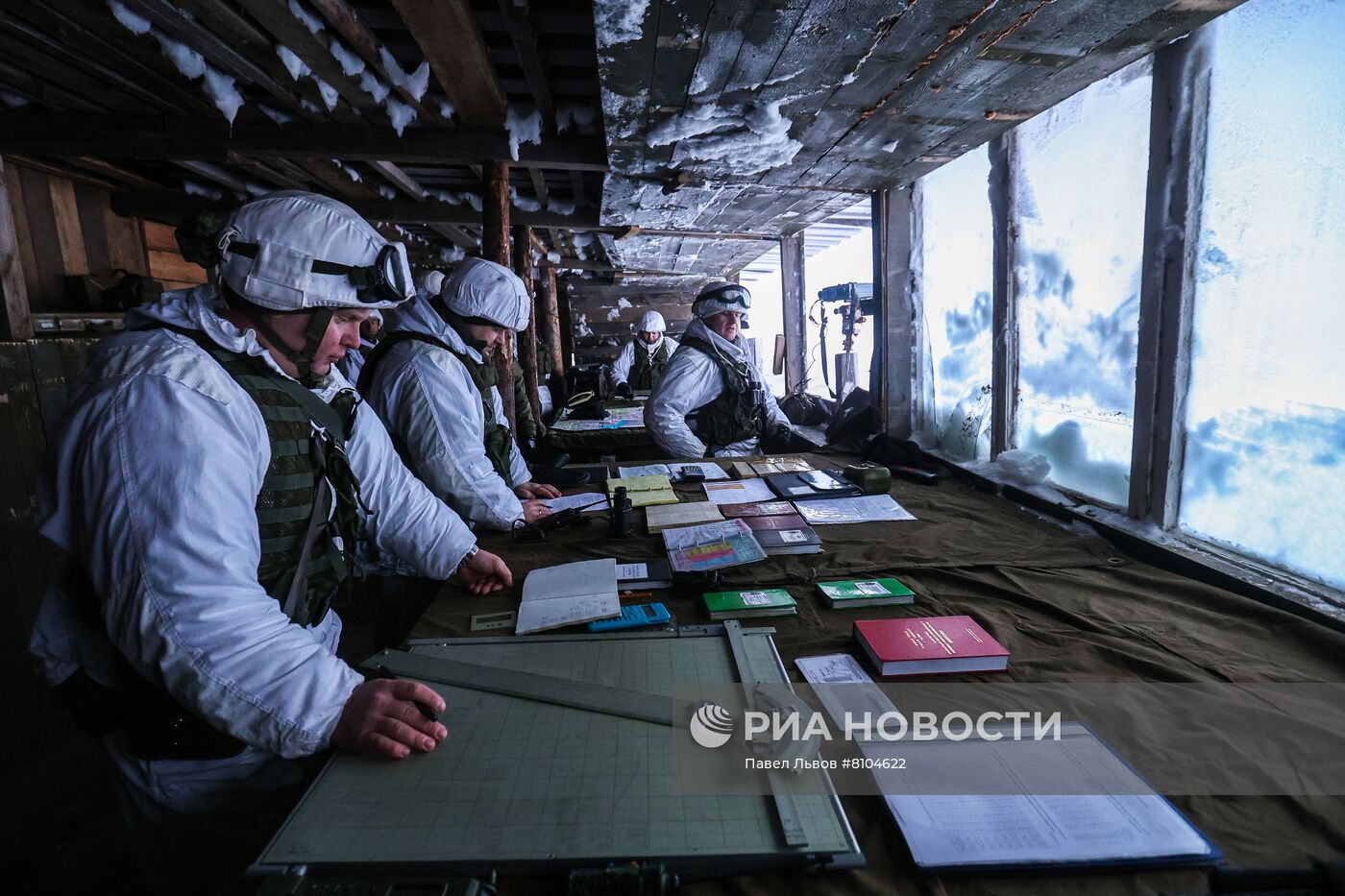 Учения морских пехотинцев Северного флота