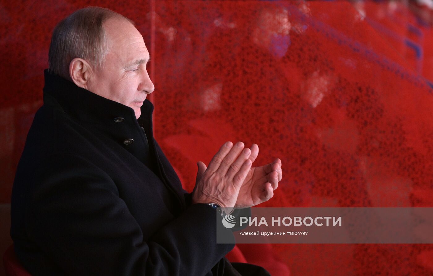 Президент РФ В. Путин посетил церемонию открытия XXIV зимних Олимпийских игр в Пекине