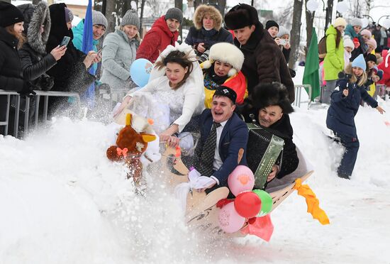 Фестиваль креативных санок в Татарстане