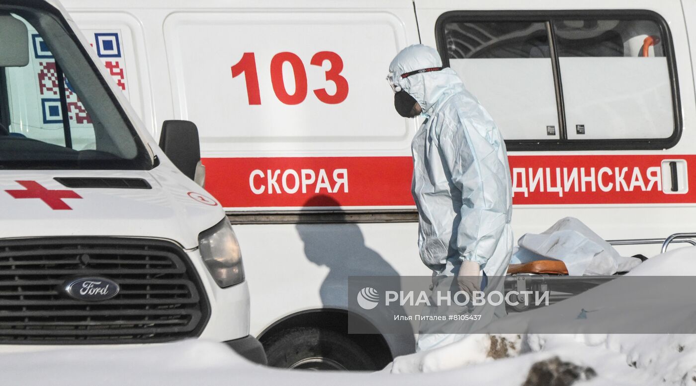 Карантинный центр в Коммунарке во время пандемии коронавируса COVID-19
