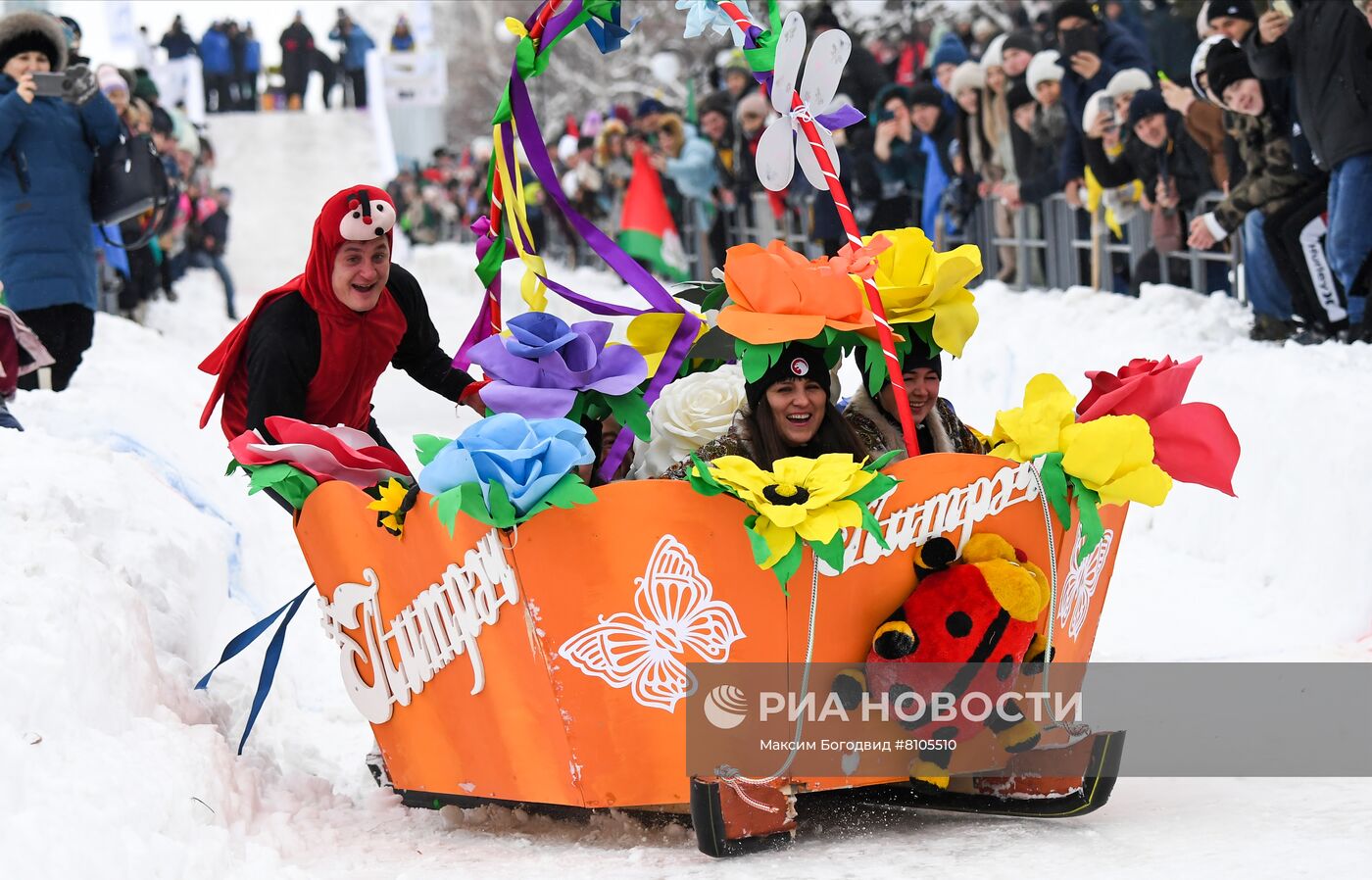 Фестиваль креативных санок в Татарстане