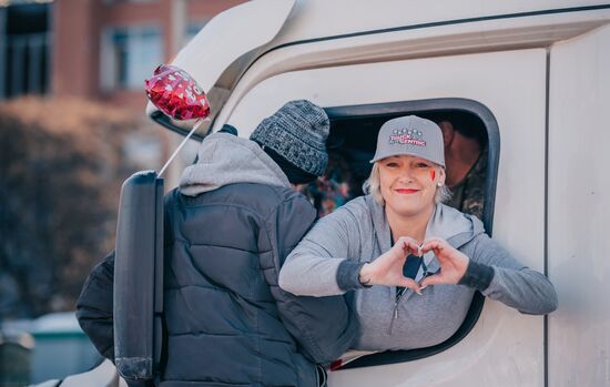 Акция против мер по противодействию коронавирусу в Оттаве