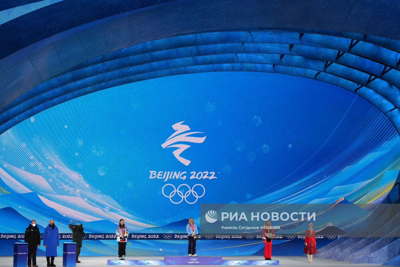 Олимпиада-2022. Церемония награждения. Первый день
