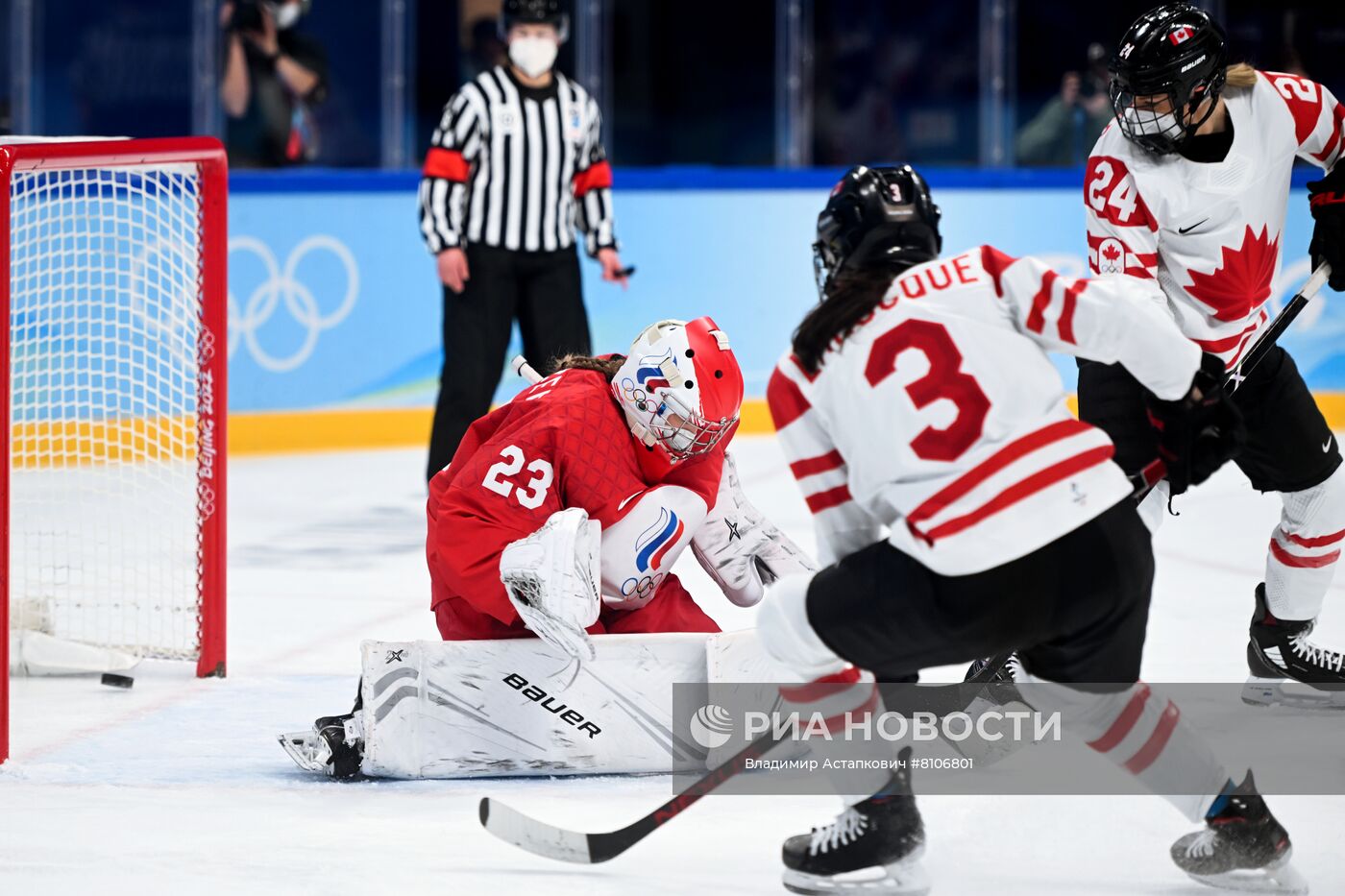 Олимпиада-2022. Хоккей. Женщины. Матч ОКР - Канада