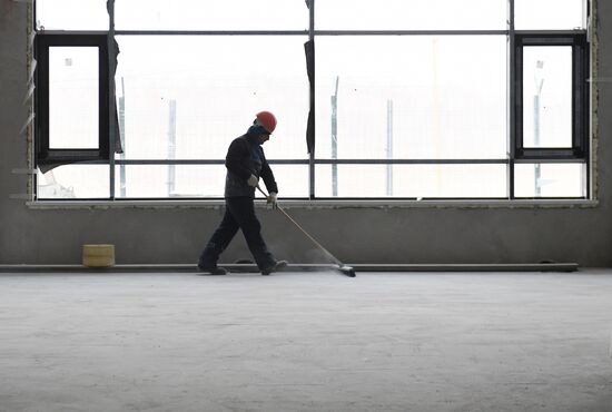 Строительство Деревни Универсиады-2023 в Екатеринбурге