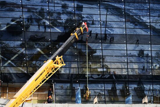 Строительство Деревни Универсиады-2023 в Екатеринбурге