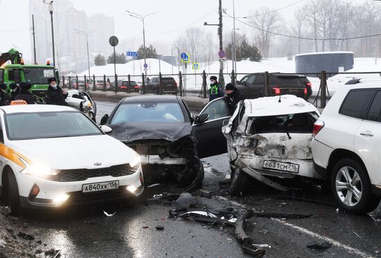 ДТП на Рублевском шоссе