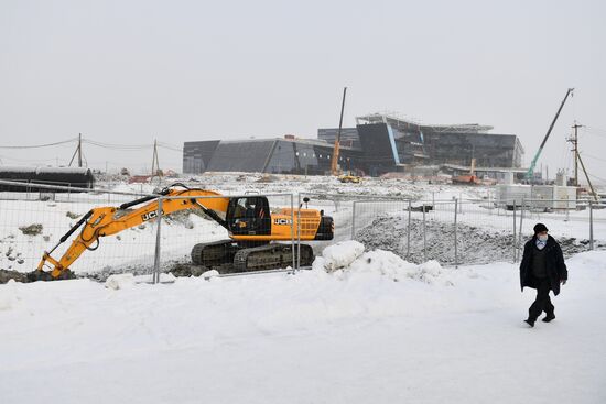 Строительство Деревни Универсиады-2023 в Екатеринбурге