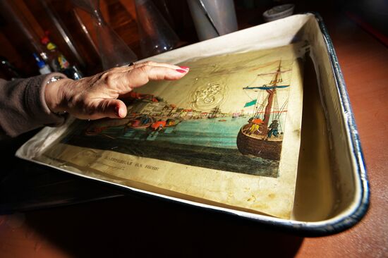 Работа Центра реставрации библиотечных фондов в Санкт-Петербурге