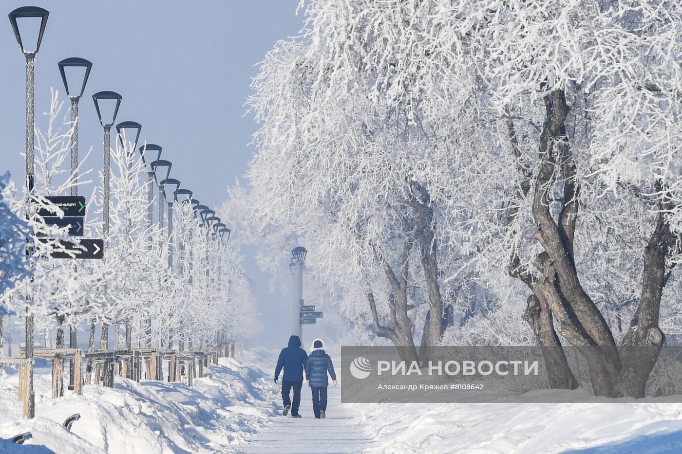 Зима в Новосибирске