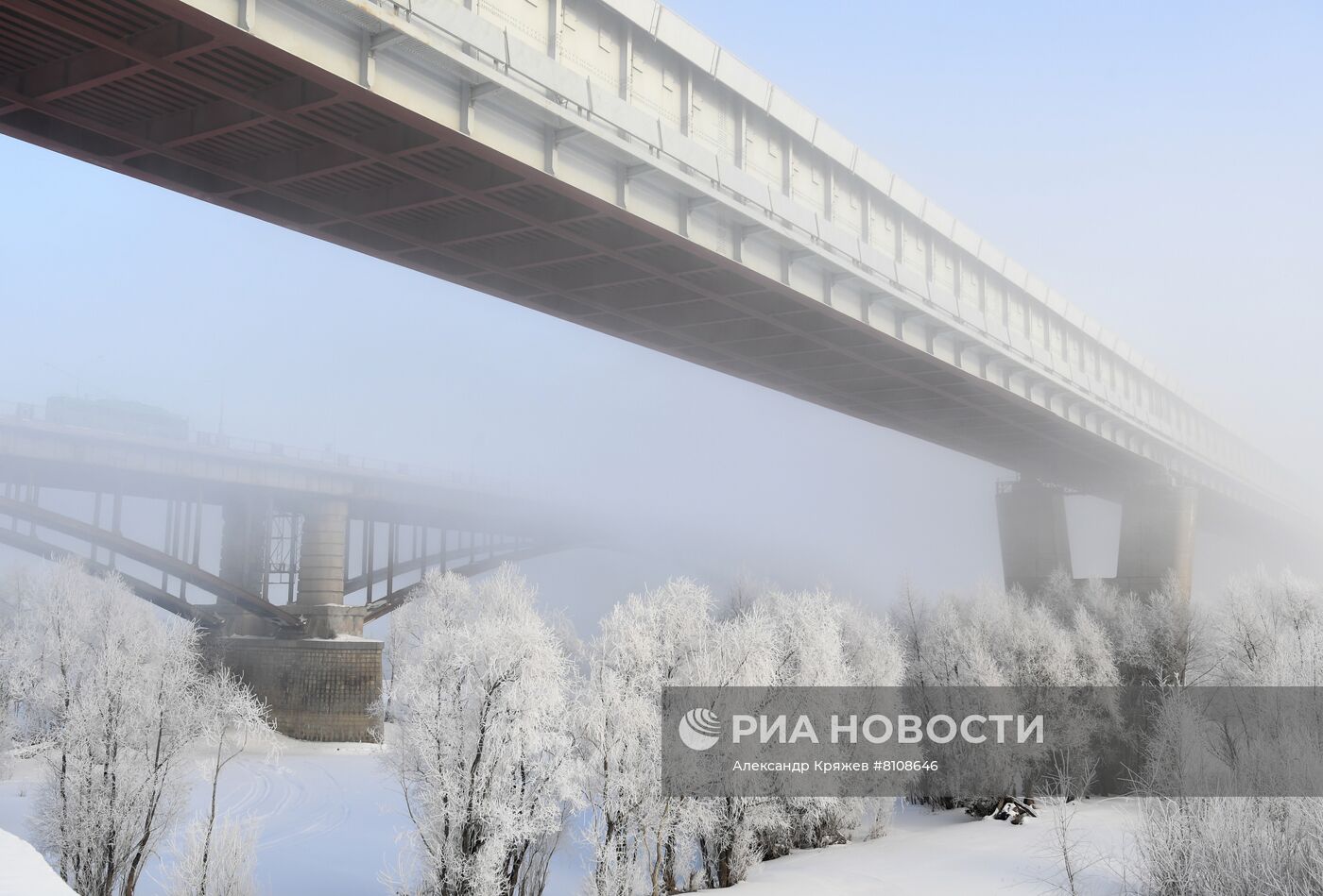 Зима в Новосибирске