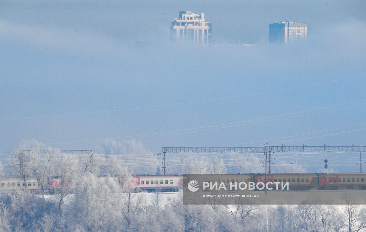 Зима в Новосибирске