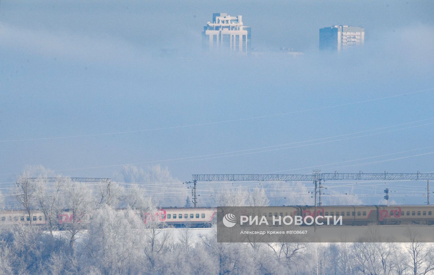 Зима в Новосибирске
