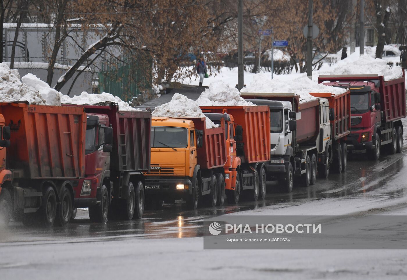 Работа снегоплавильного пункта 