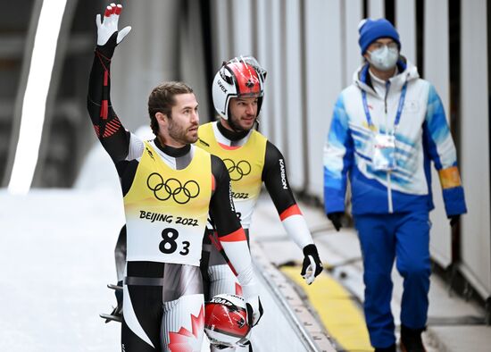 Олимпиада-2022. Санный спорт. Командная эстафета