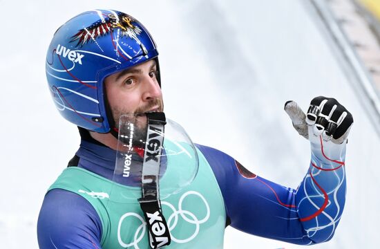 Олимпиада-2022. Санный спорт. Командная эстафета