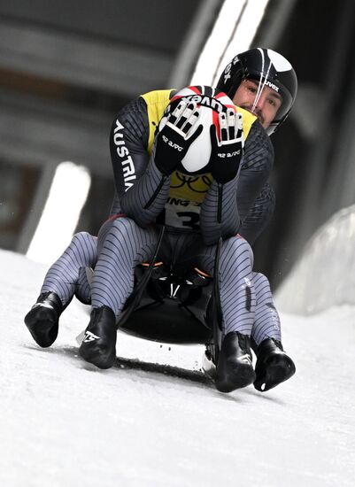 Олимпиада-2022. Санный спорт. Командная эстафета