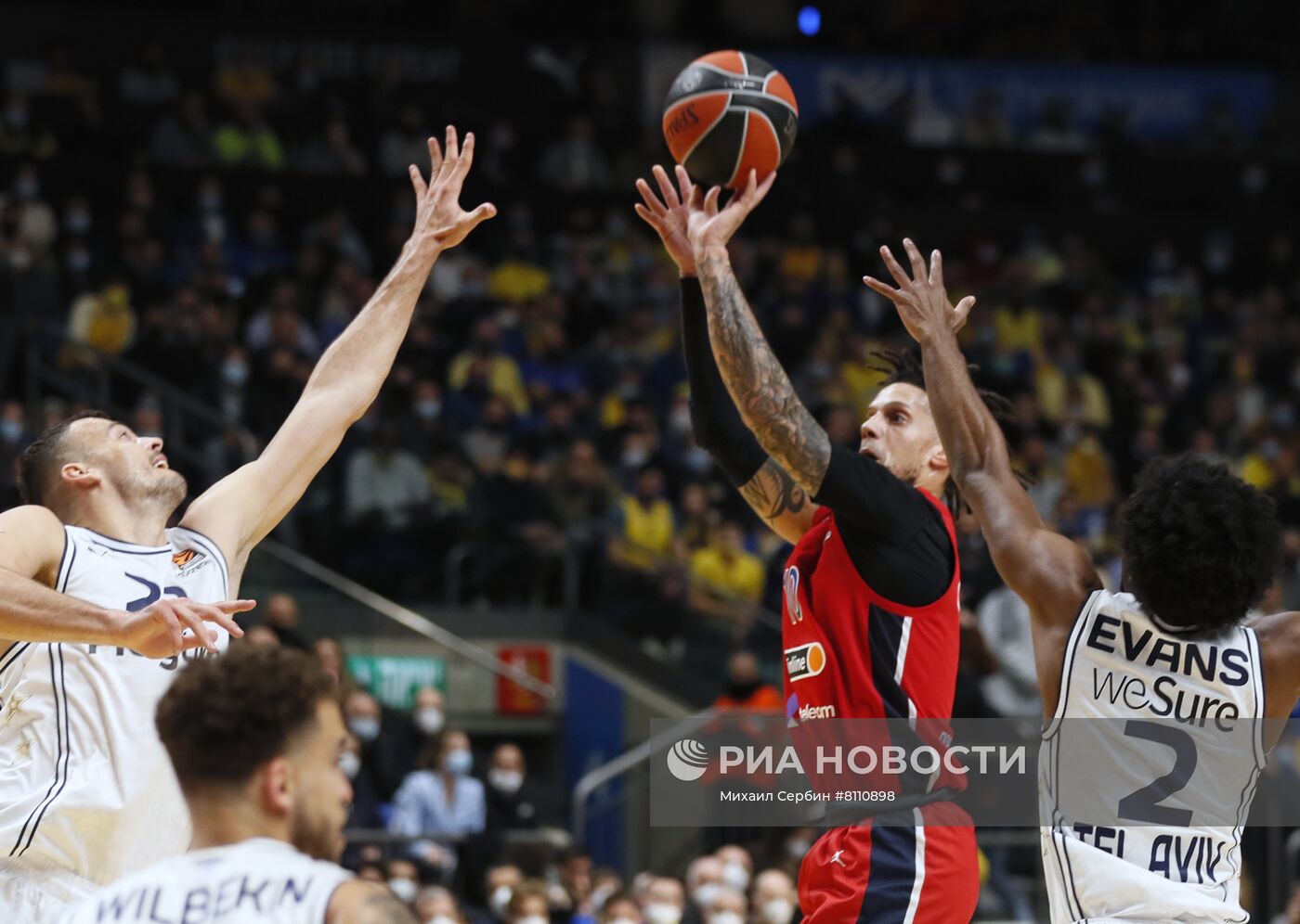 Баскетбол. Евролига. Матч "Маккаби" - ЦСКА