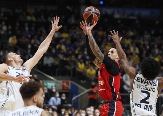 Баскетбол. Евролига. Матч "Маккаби" - ЦСКА