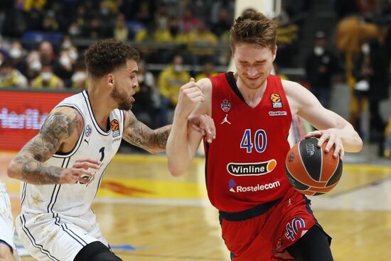 Баскетбол. Евролига. Матч "Маккаби" - ЦСКА
