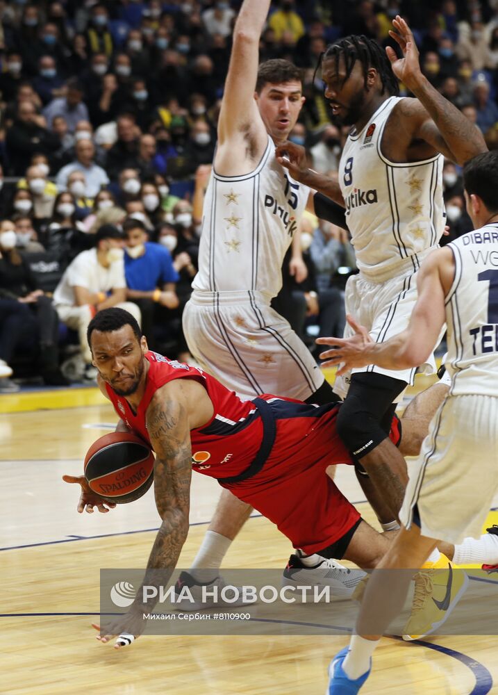 Баскетбол. Евролига. Матч "Маккаби" - ЦСКА