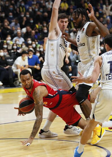 Баскетбол. Евролига. Матч "Маккаби" - ЦСКА