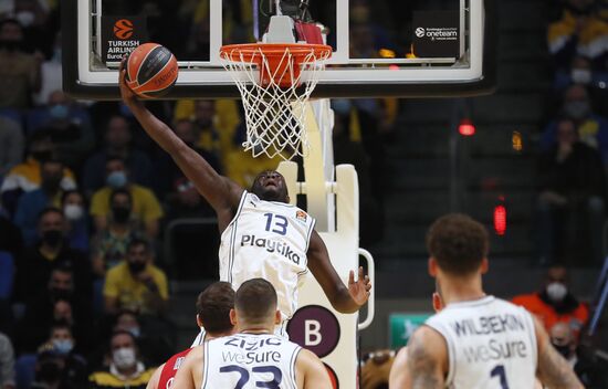 Баскетбол. Евролига. Матч "Маккаби" - ЦСКА