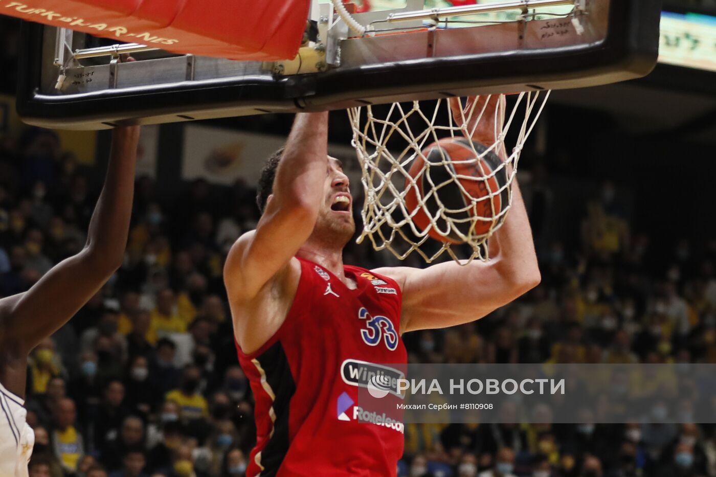 Баскетбол. Евролига. Матч "Маккаби" - ЦСКА