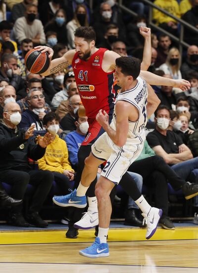 Баскетбол. Евролига. Матч "Маккаби" - ЦСКА