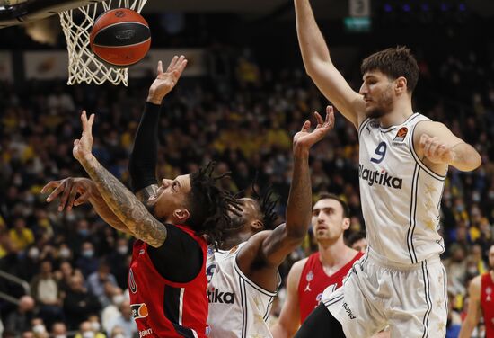 Баскетбол. Евролига. Матч "Маккаби" - ЦСКА