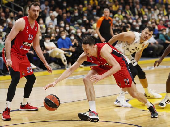 Баскетбол. Евролига. Матч "Маккаби" - ЦСКА