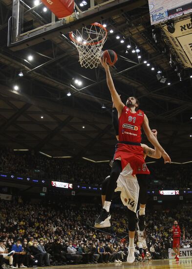 Баскетбол. Евролига. Матч "Маккаби" - ЦСКА